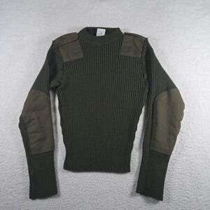 DSCP Valor Collection Sweater Mens 40 Olive Green Wool Military‎ Pullover